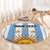 Custom Argentina Football Round Carpet Vamos Vamos Argentina