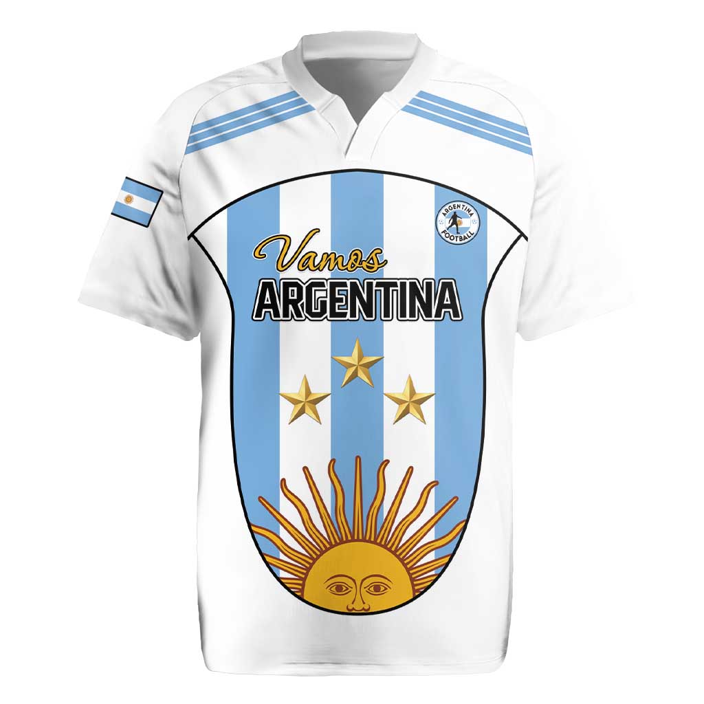 Custom Argentina Football Rugby Jersey Vamos Vamos Argentina