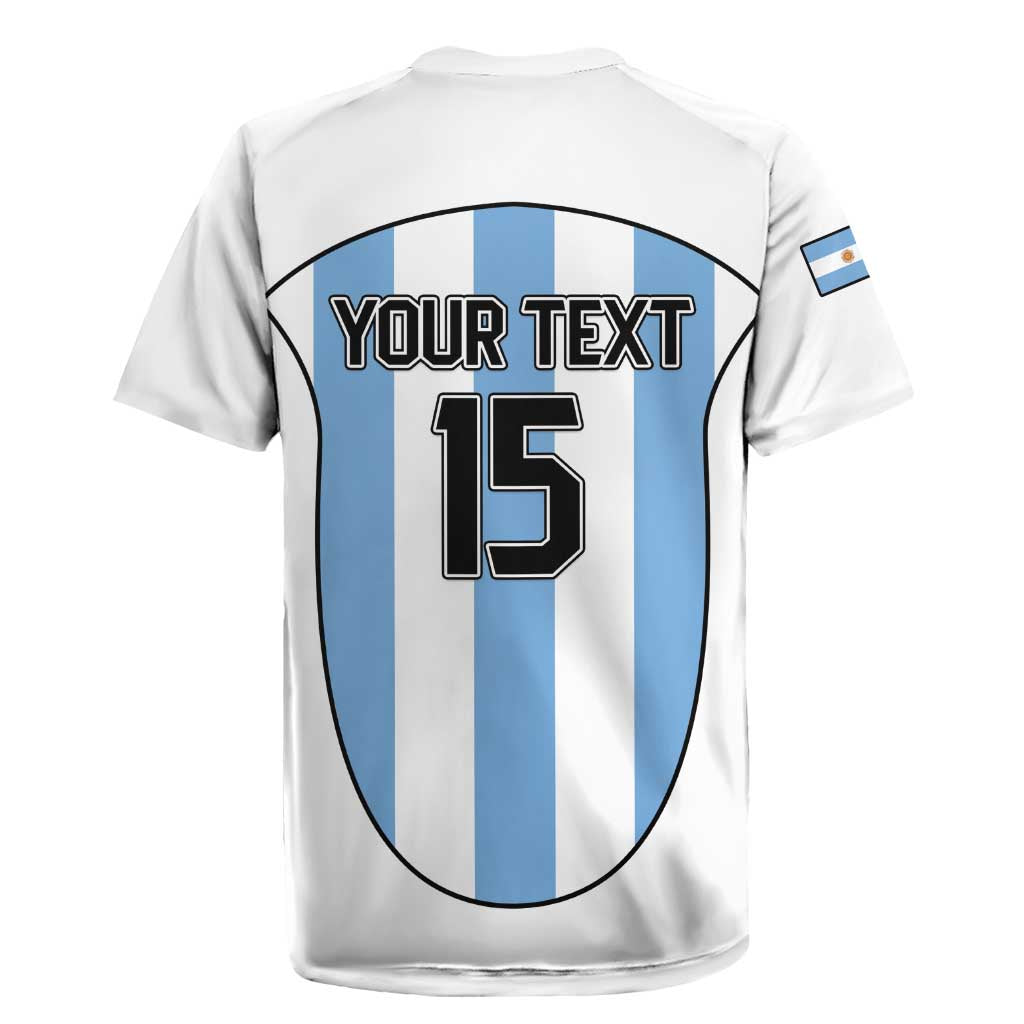 Custom Argentina Football Rugby Jersey Vamos Vamos Argentina