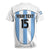 Custom Argentina Football Rugby Jersey Vamos Vamos Argentina