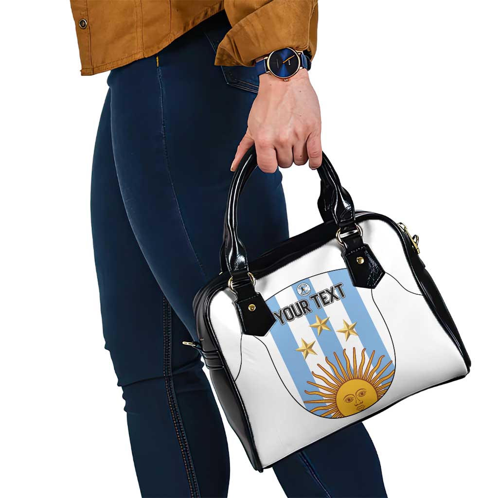 Custom Argentina Football Shoulder Handbag Vamos Vamos Argentina