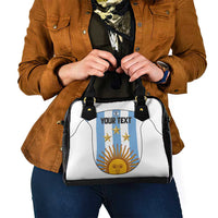 Custom Argentina Football Shoulder Handbag Vamos Vamos Argentina