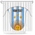Custom Argentina Football Shower Curtain Vamos Vamos Argentina