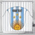 Custom Argentina Football Shower Curtain Vamos Vamos Argentina