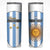 Custom Argentina Football Skinny Tumbler Vamos Vamos Argentina