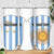 Custom Argentina Football Skinny Tumbler Vamos Vamos Argentina