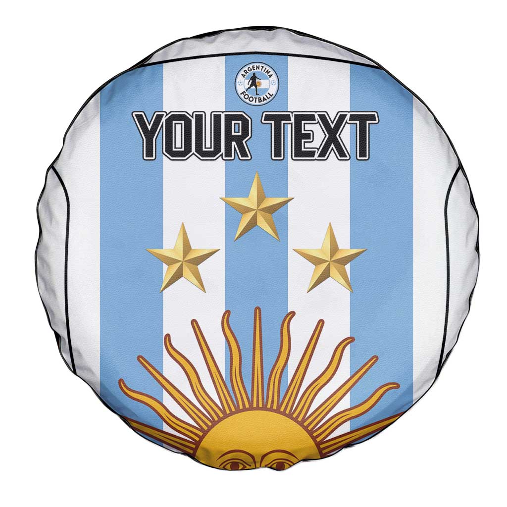 Custom Argentina Football Spare Tire Cover Vamos Vamos Argentina
