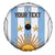 Custom Argentina Football Spare Tire Cover Vamos Vamos Argentina