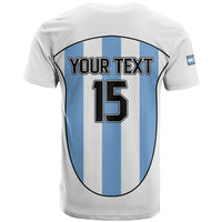 Custom Argentina Football T Shirt Vamos Vamos Argentina