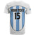 Custom Argentina Football T Shirt Vamos Vamos Argentina