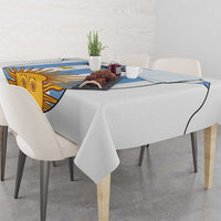 Custom Argentina Football Tablecloth Vamos Vamos Argentina