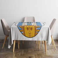 Custom Argentina Football Tablecloth Vamos Vamos Argentina