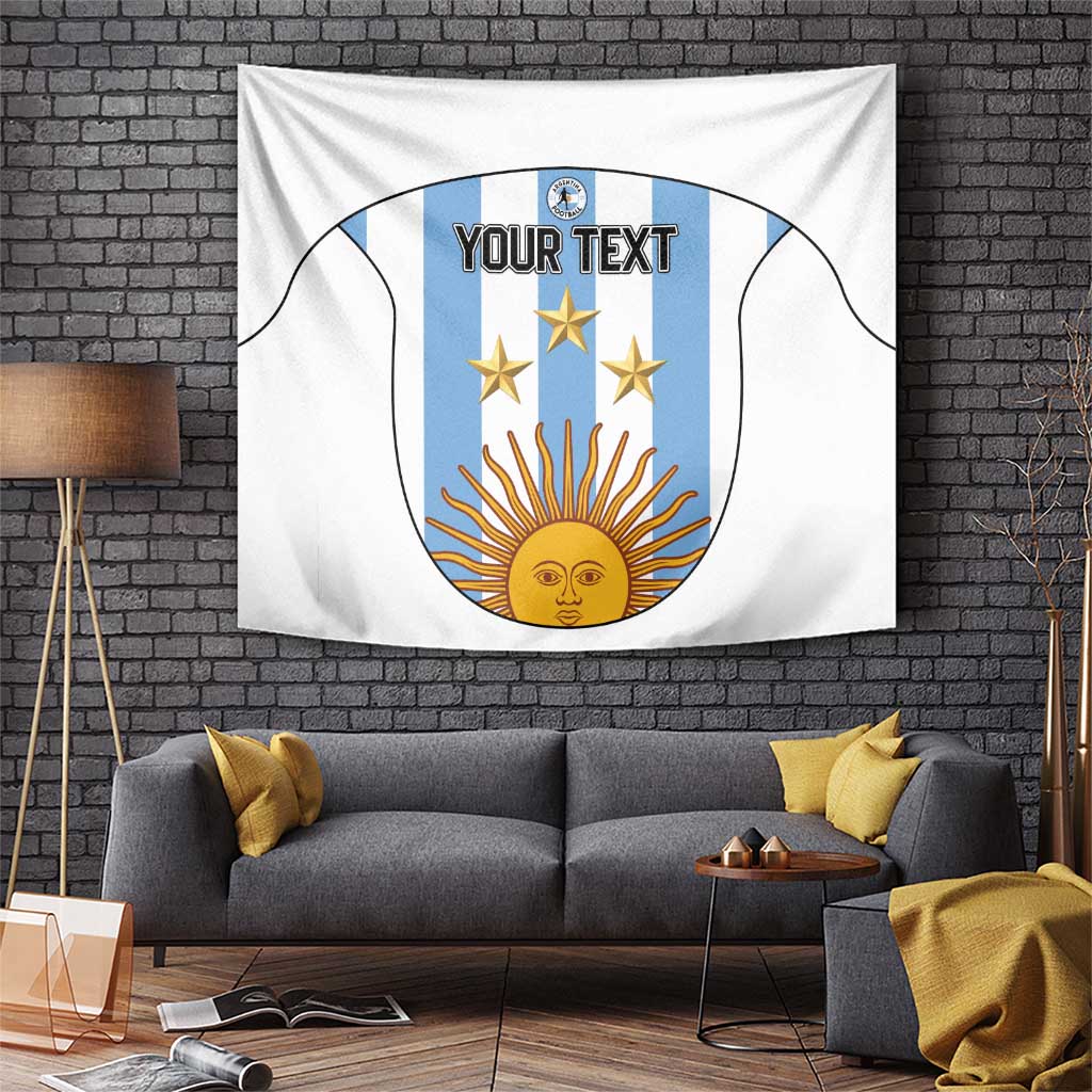 Custom Argentina Football Tapestry Vamos Vamos Argentina