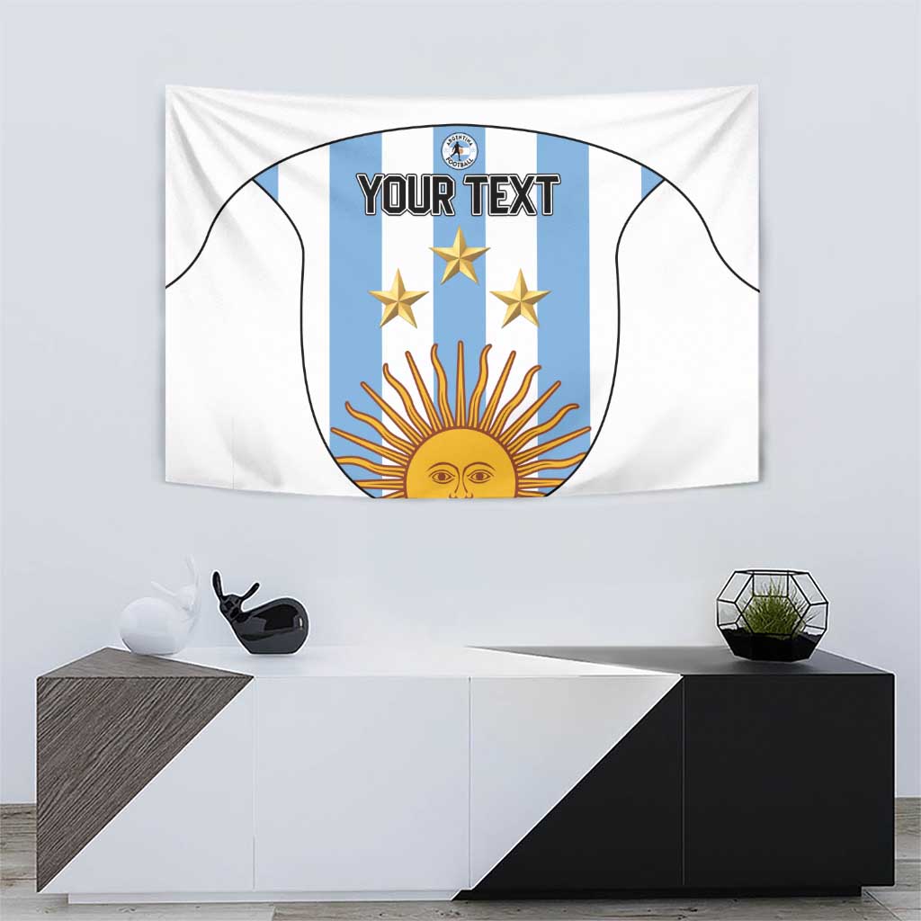 Custom Argentina Football Tapestry Vamos Vamos Argentina