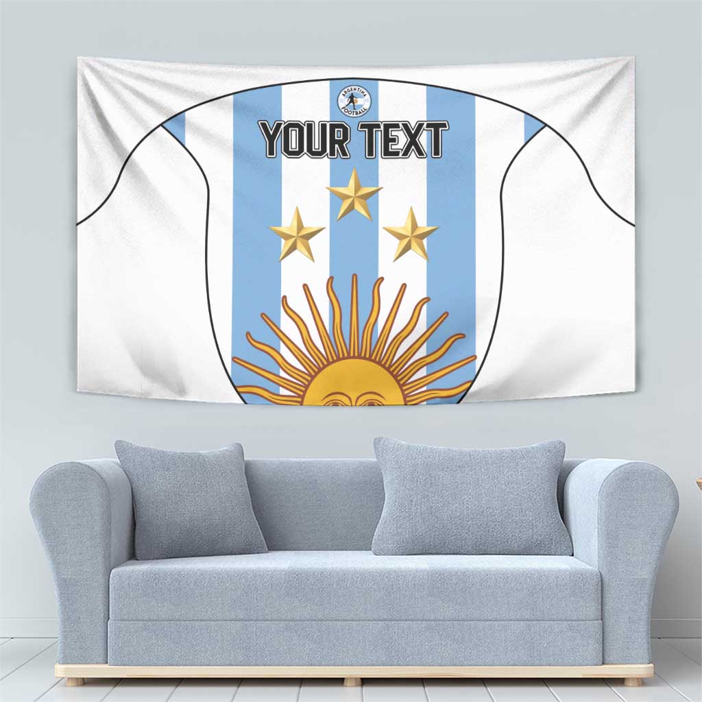 Custom Argentina Football Tapestry Vamos Vamos Argentina