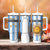 Custom Argentina Football Tumbler With Handle Vamos Vamos Argentina