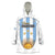 Custom Argentina Football Wearable Blanket Hoodie Vamos Vamos Argentina