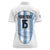 Custom Argentina Football Women Polo Shirt Vamos Vamos Argentina