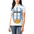 Custom Argentina Football Women Polo Shirt Vamos Vamos Argentina