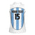 Custom Argentina Football Women Sleeveless Polo Shirt Vamos Vamos Argentina