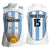 Custom Argentina Football Women Sleeveless Polo Shirt Vamos Vamos Argentina