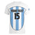 Custom Argentina Football Women V-Neck T-Shirt Vamos Vamos Argentina