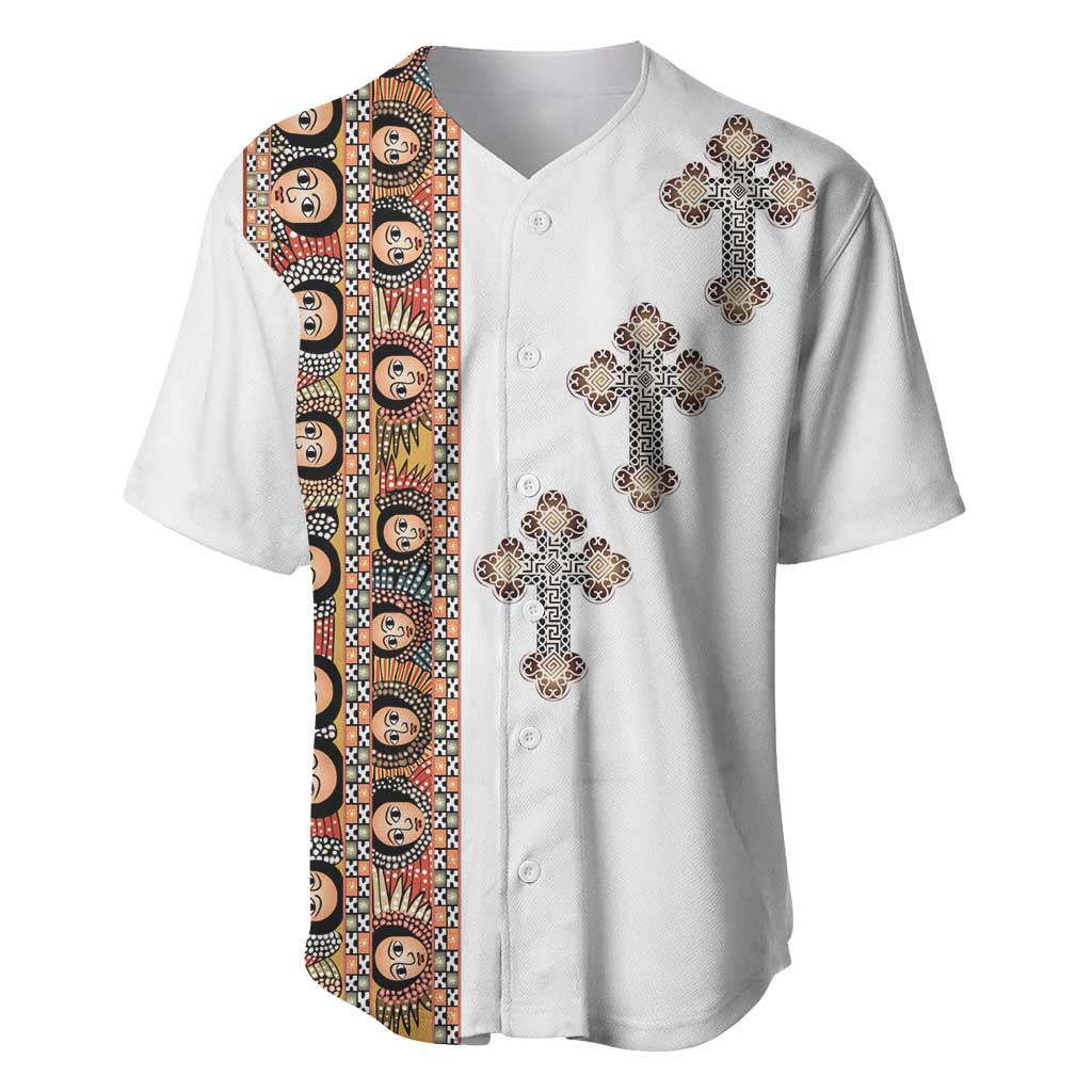 Ethiopia Angels Tilet Baseball Jersey Ethiopian Cross