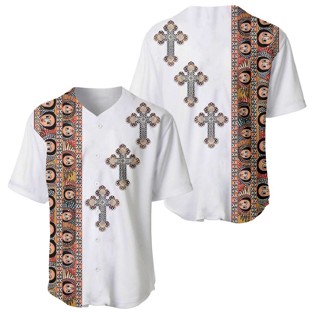 Ethiopia Angels Tilet Baseball Jersey Ethiopian Cross