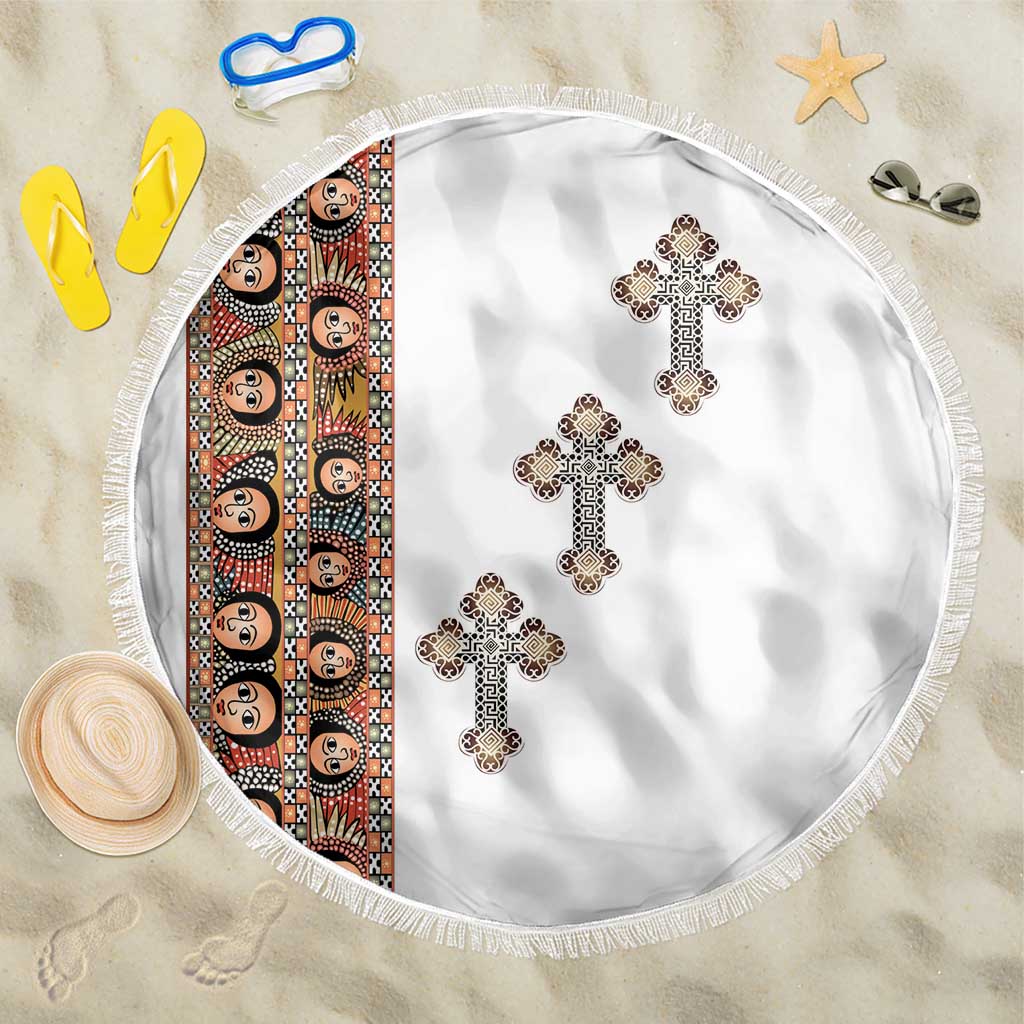 Ethiopia Angels Tilet Beach Blanket Ethiopian Cross