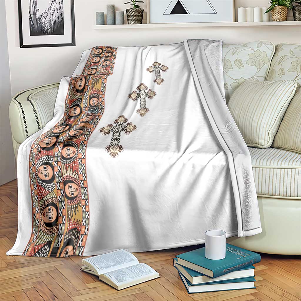 Ethiopia Angels Tilet Blanket Ethiopian Cross