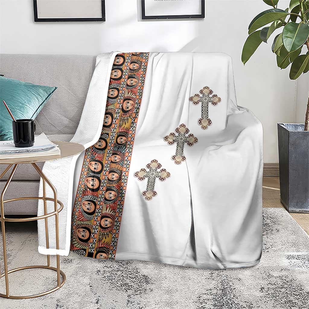 Ethiopia Angels Tilet Blanket Ethiopian Cross