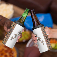 Ethiopia Angels Tilet 4 in 1 Can Cooler Tumbler Ethiopian Cross