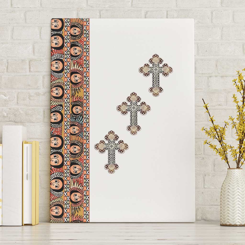Ethiopia Angels Tilet Canvas Wall Art Ethiopian Cross