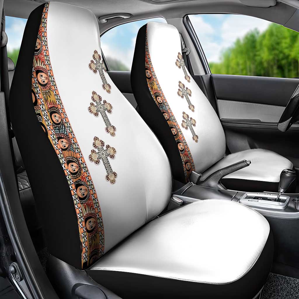 Ethiopia Angels Tilet Car Seat Cover Ethiopian Cross