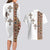 Ethiopia Angels Tilet Couples Matching Long Sleeve Bodycon Dress and Hawaiian Shirt Ethiopian Cross