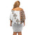 Ethiopia Angels Tilet Family Matching Off Shoulder Short Dress and Hawaiian Shirt Ethiopian Cross