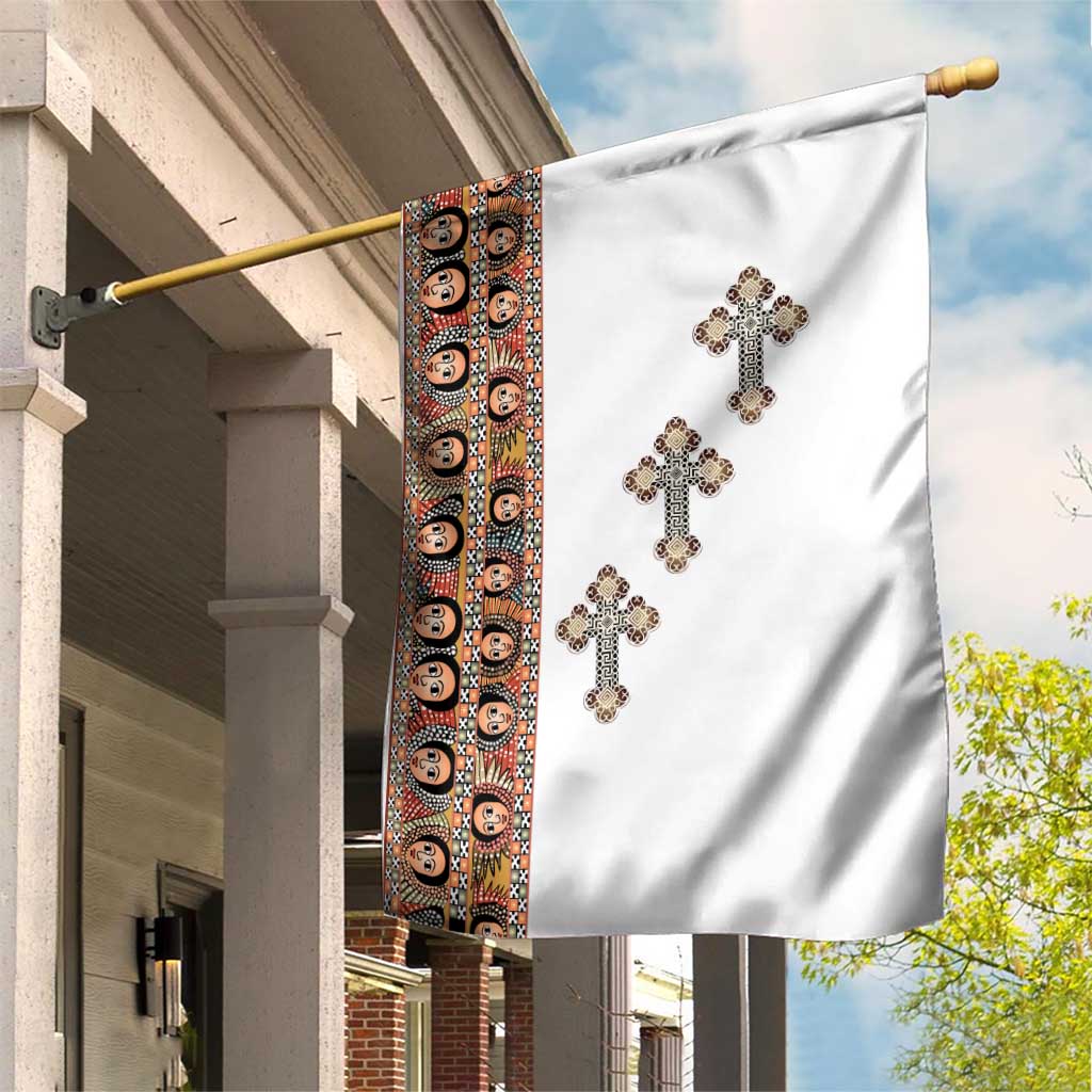 Ethiopia Angels Tilet Garden Flag Ethiopian Cross
