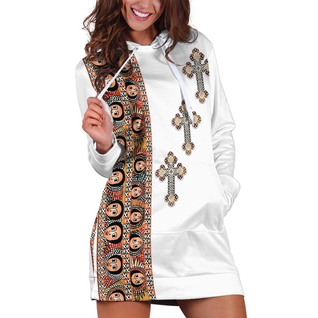 Ethiopia Angels Tilet Hoodie Dress Ethiopian Cross