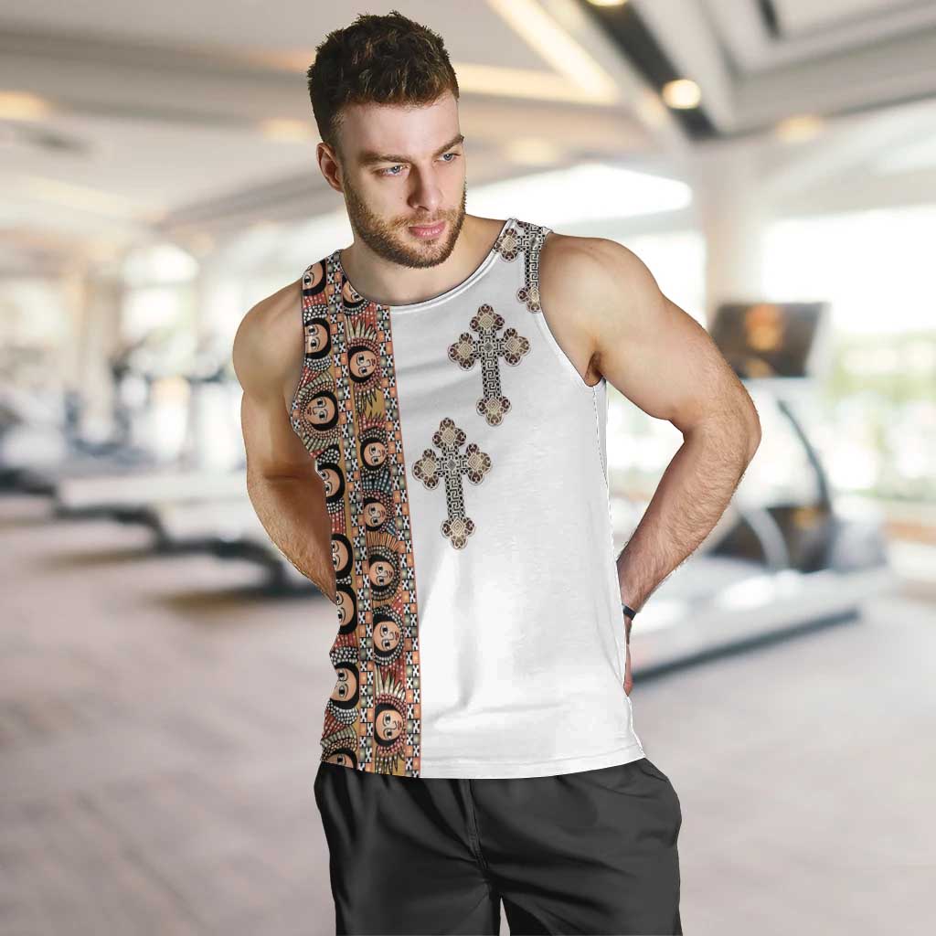 Ethiopia Angels Tilet Men Tank Top Ethiopian Cross