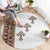 Ethiopia Angels Tilet Round Carpet Ethiopian Cross