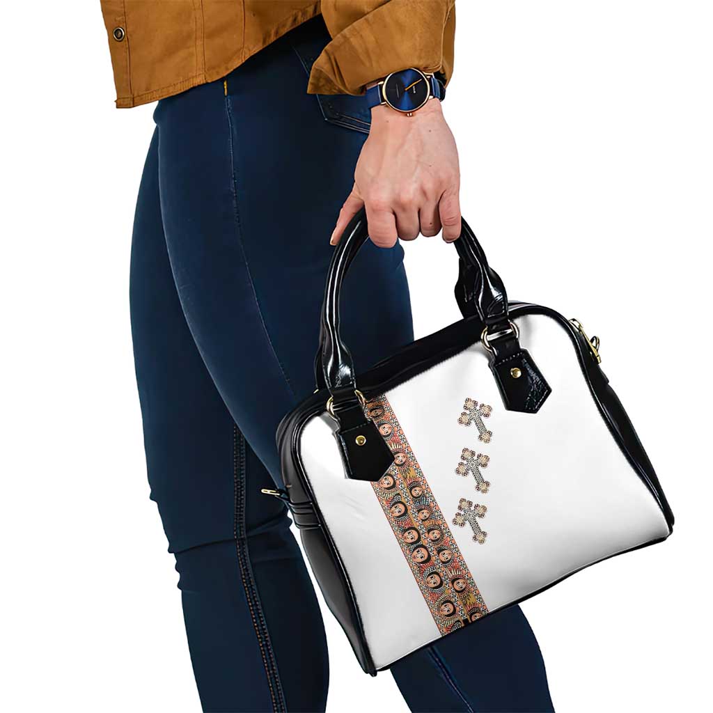Ethiopia Angels Tilet Shoulder Handbag Ethiopian Cross