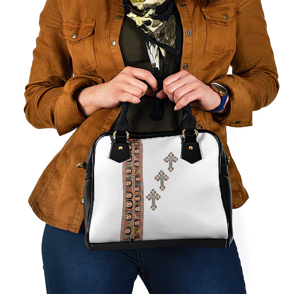 Ethiopia Angels Tilet Shoulder Handbag Ethiopian Cross