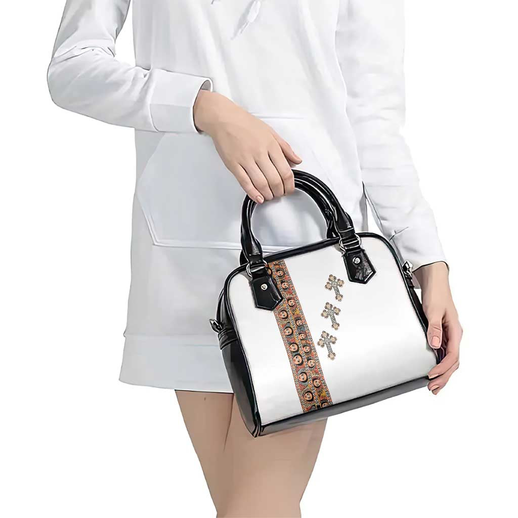 Ethiopia Angels Tilet Shoulder Handbag Ethiopian Cross