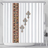 Ethiopia Angels Tilet Shower Curtain Ethiopian Cross
