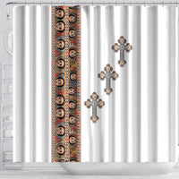 Ethiopia Angels Tilet Shower Curtain Ethiopian Cross