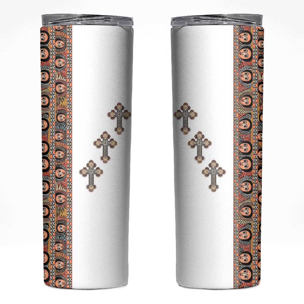 Ethiopia Angels Tilet Skinny Tumbler Ethiopian Cross