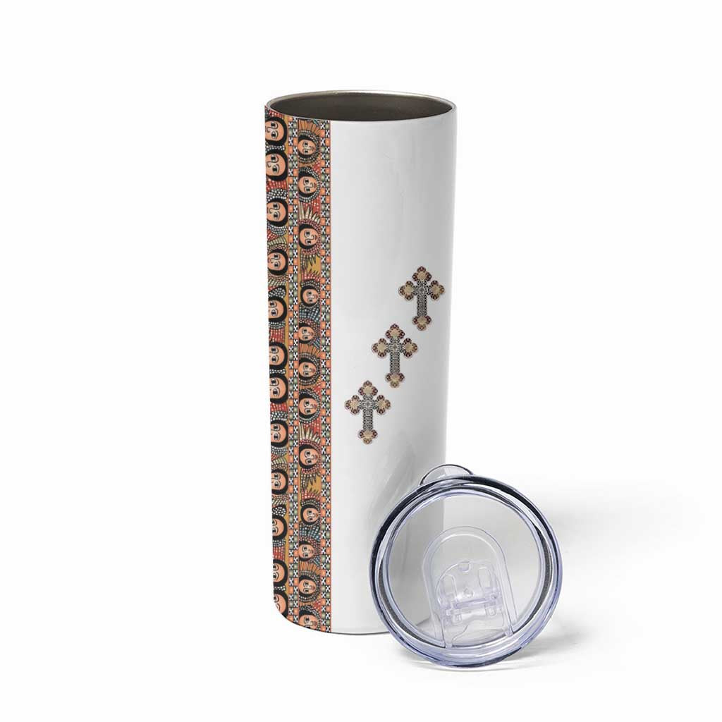 Ethiopia Angels Tilet Skinny Tumbler Ethiopian Cross