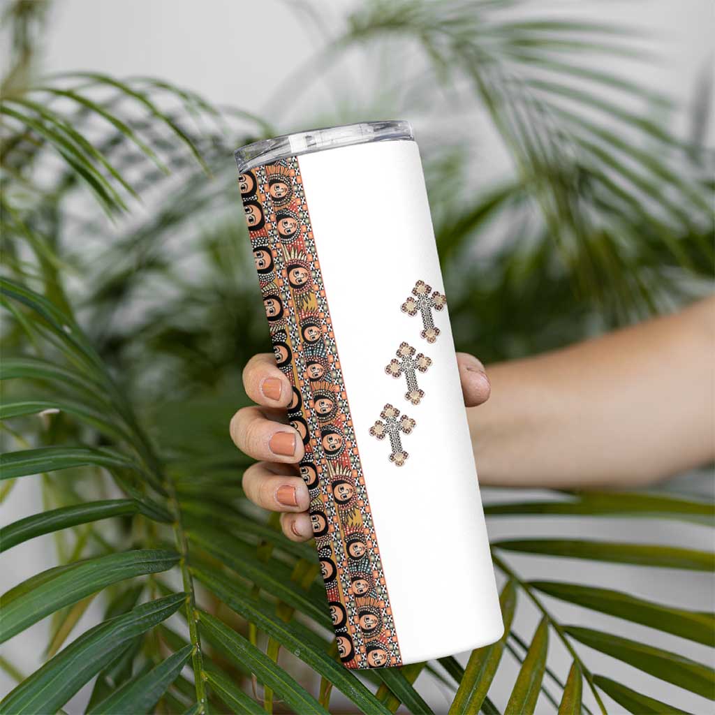 Ethiopia Angels Tilet Skinny Tumbler Ethiopian Cross
