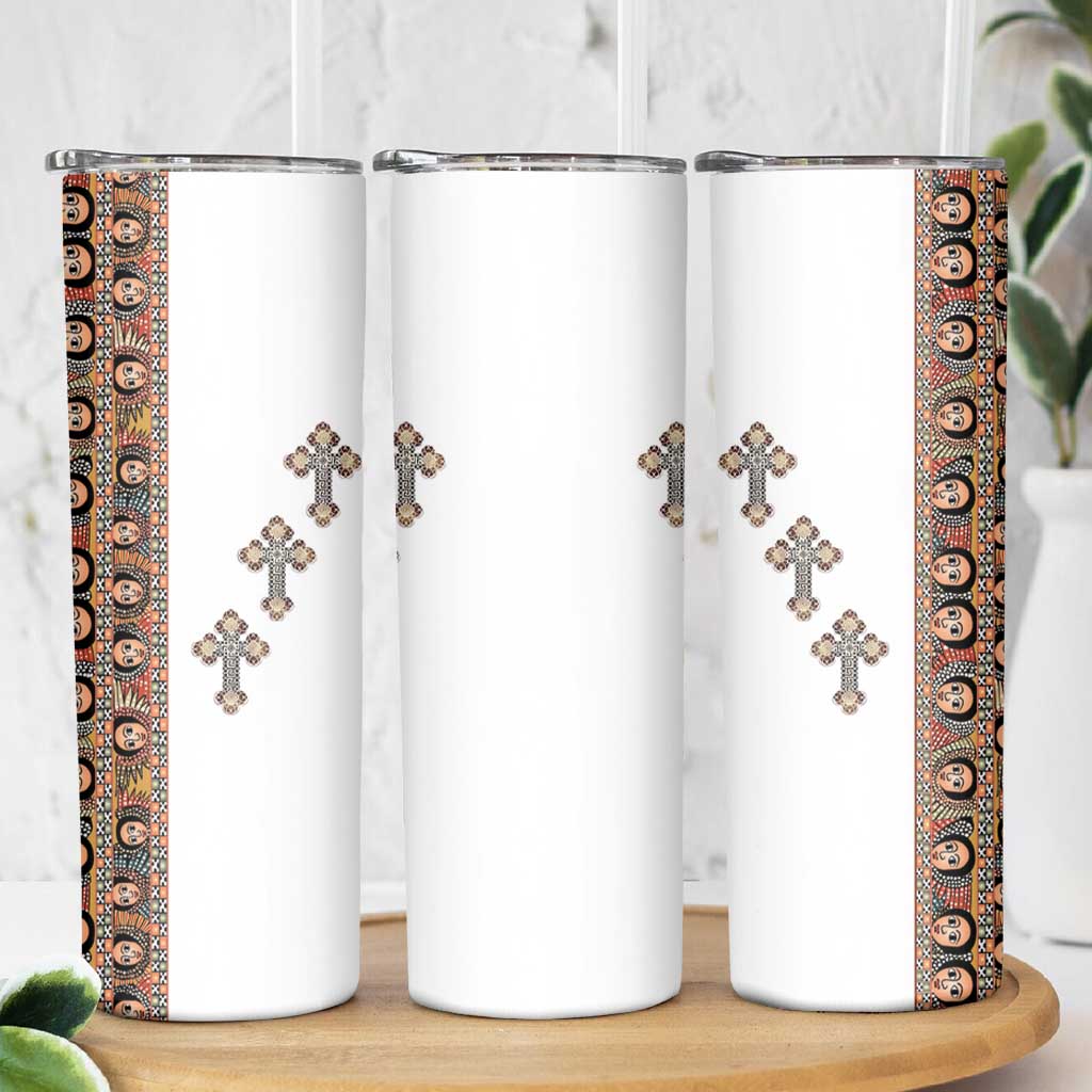 Ethiopia Angels Tilet Skinny Tumbler Ethiopian Cross