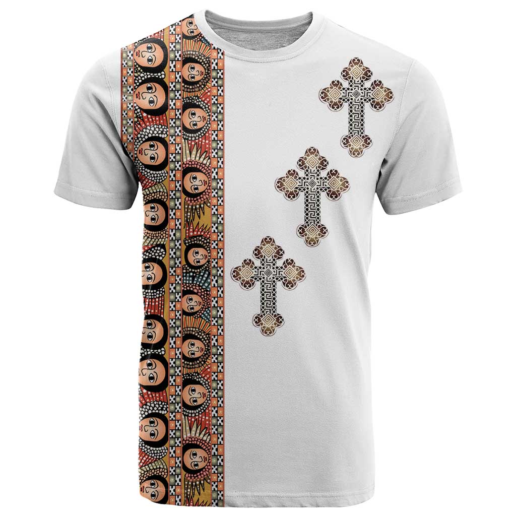 Ethiopia Angels Tilet T Shirt Ethiopian Cross